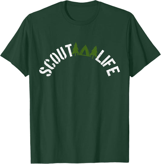 Scout Life - Scouting Outdoor Camping Nature Gift T-Shirt - T-Shirt | Forest