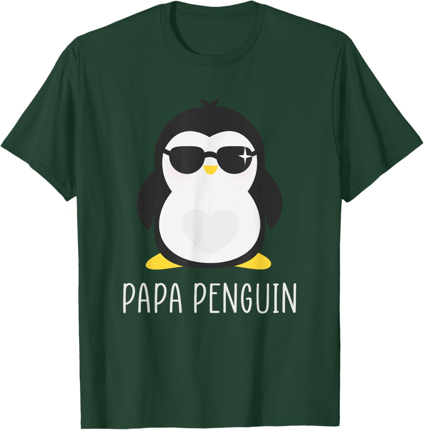 Penguin Papa - Father's Funny & Cute Dad Gift T-Shirt - T-Shirt | Forest