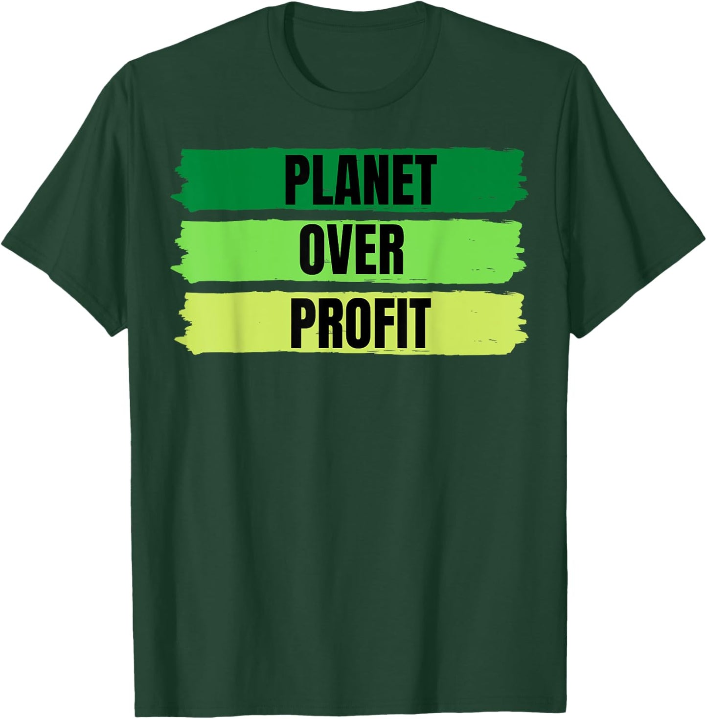 2022 Planet Over Profit Earth Day Vintage T-Shirt - T-Shirt | Forest
