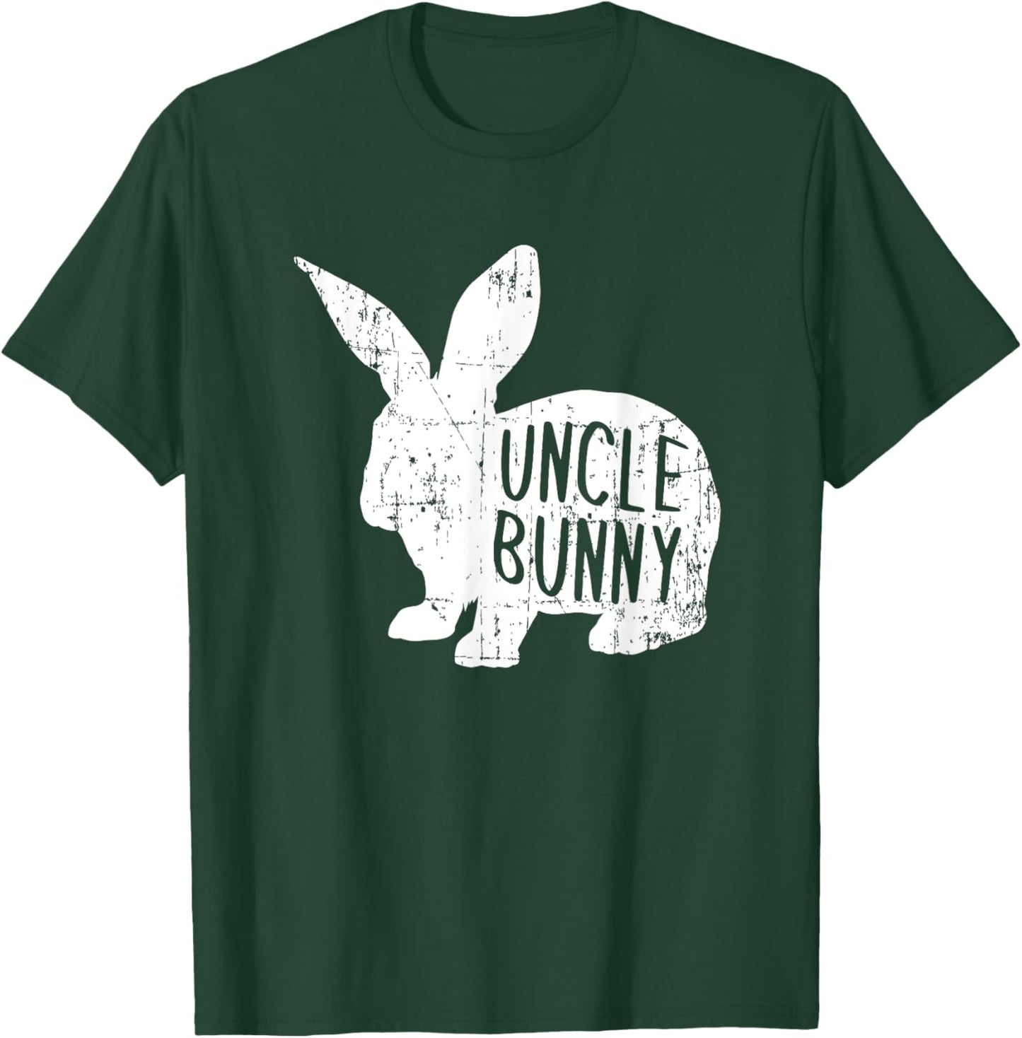 Uncle Bunny Matching Family Easter Rabbit Gift Dad Daddy T-Shirt - T-Shirt | Forest