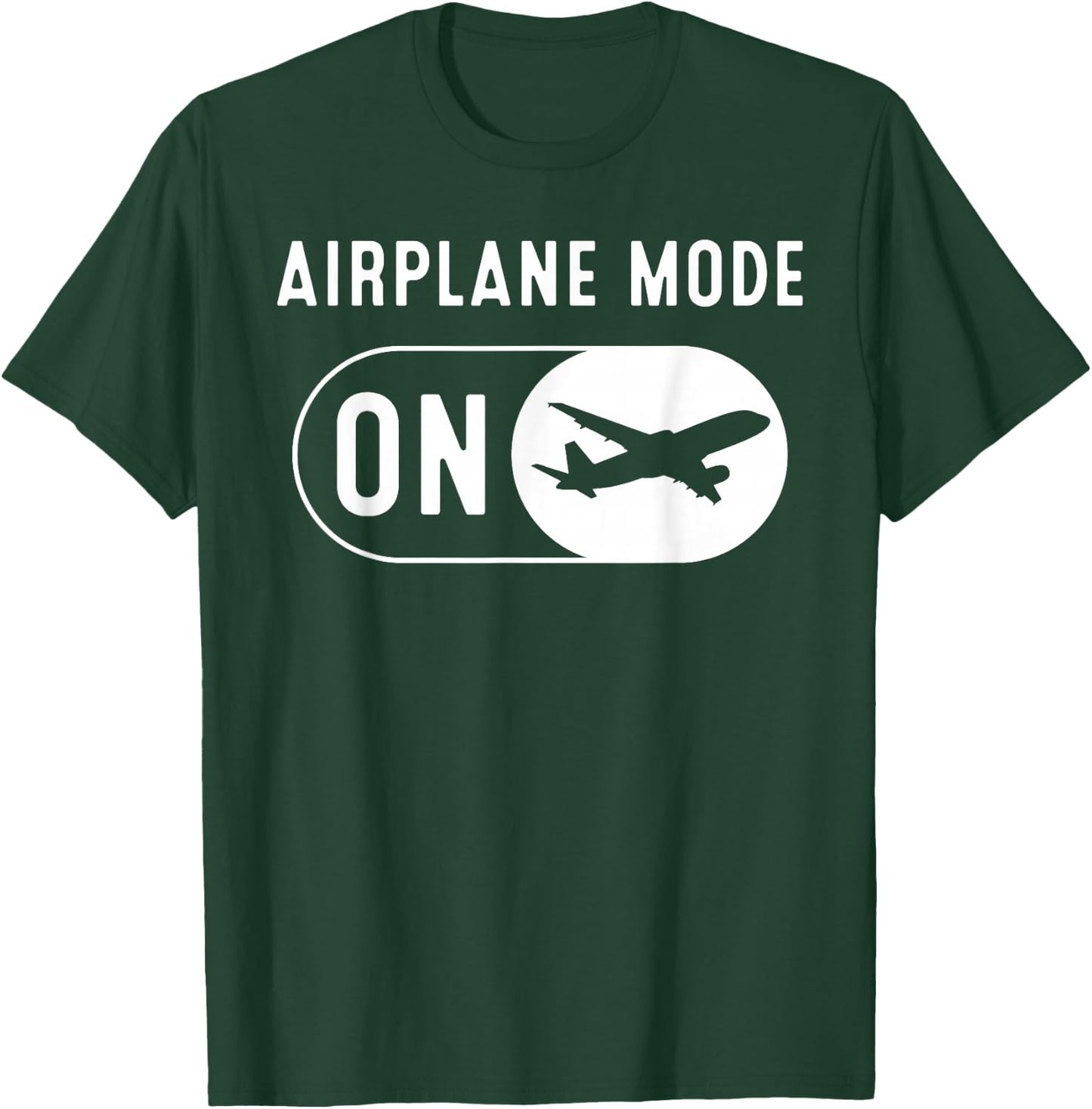 Funny Airplane Mode Gift Aviation Lover Men Women RC Pilot T-Shirt - T-Shirt | Forest