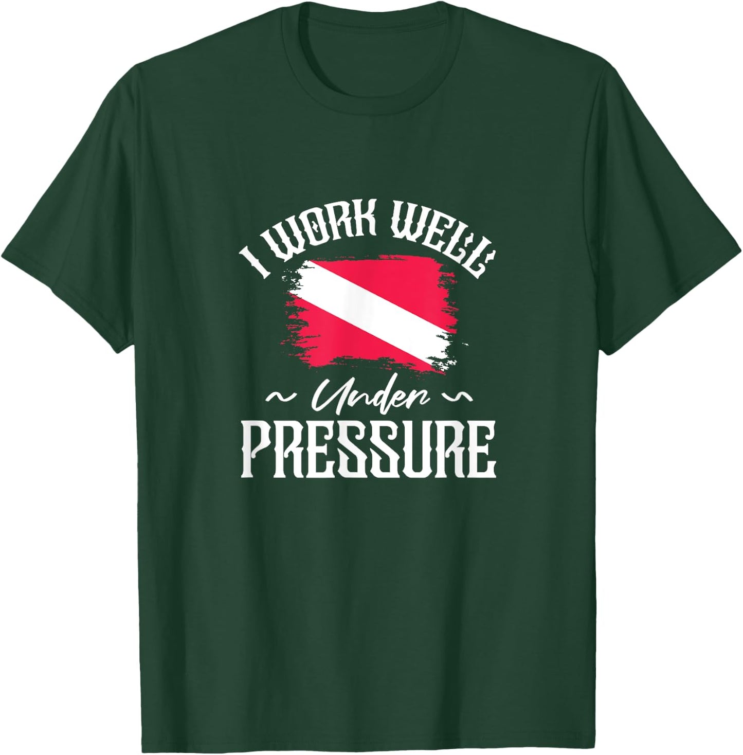 Scuba Diving Scuba Diver Dive Flag T-Shirt - T-Shirt | Forest