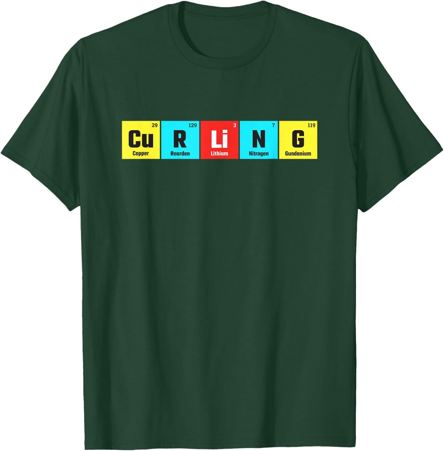Spiral Basic Periodic Table Fun T-Shirt - T-Shirt | Forest