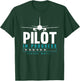 Pilot In Progress, Future Pilot Toy Airplane T-Shirt - T-Shirt | Forest