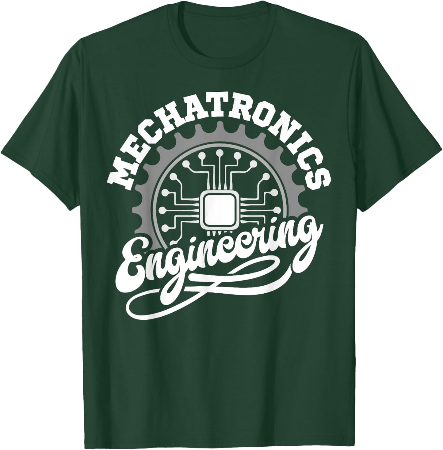 Mechatronics Engineer Electromechanical Mechanic Engineering T-Shirt - T-Shirt | Forest