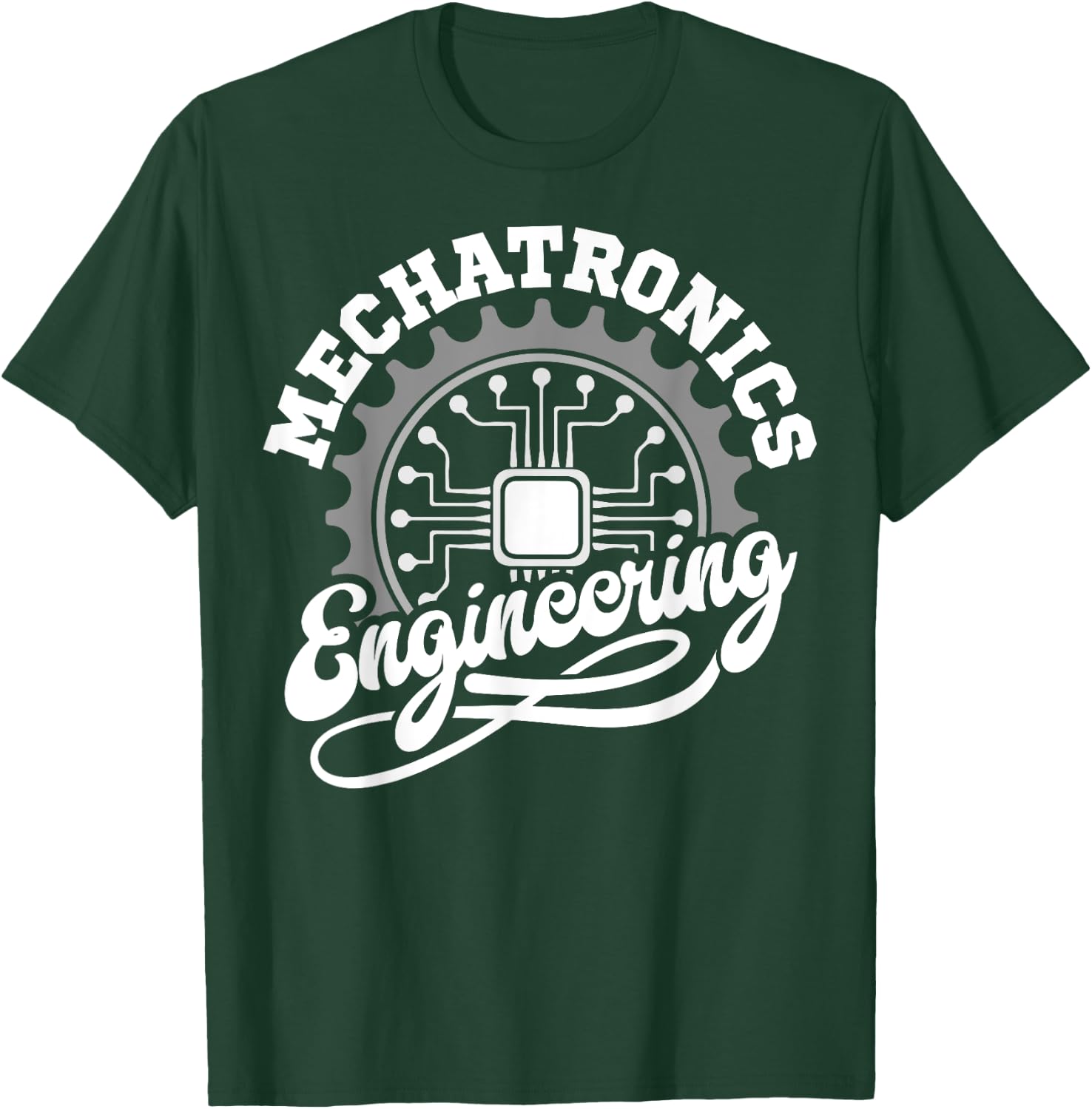 Mechatronics Engineer Electromechanical Mechanic Engineering T-Shirt - T-Shirt | Forest