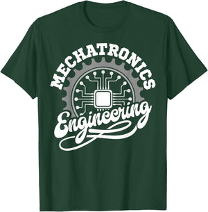 Mechatronics Engineer Electromechanical Mechanic Engineering T-Shirt - T-Shirt | Forest