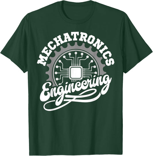 Mechatronics Engineer Electromechanical Mechanic Engineering T-Shirt - T-Shirt | Forest