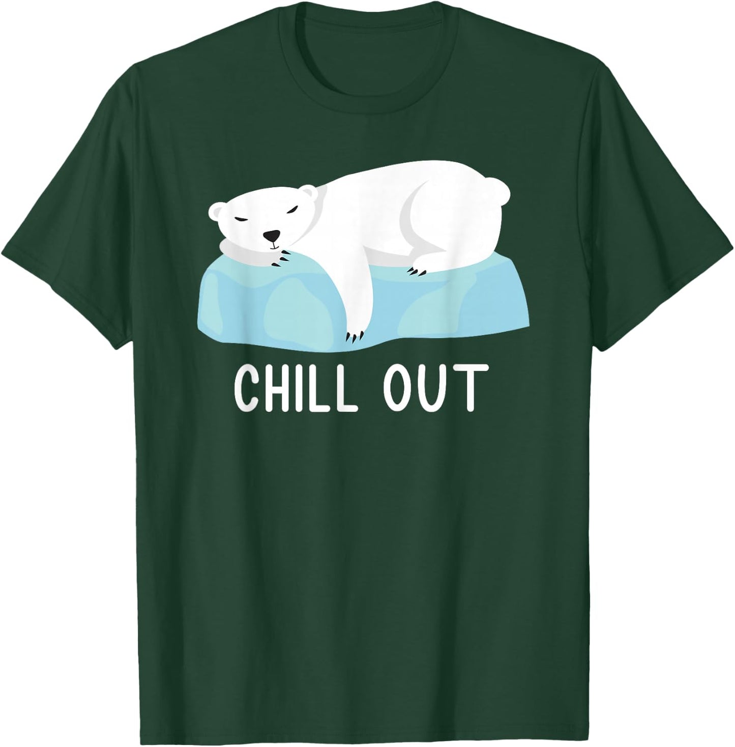 Funny Polar Bear North Pole Polar Bear Love Climate Change T-Shirt - T-Shirt | Forest