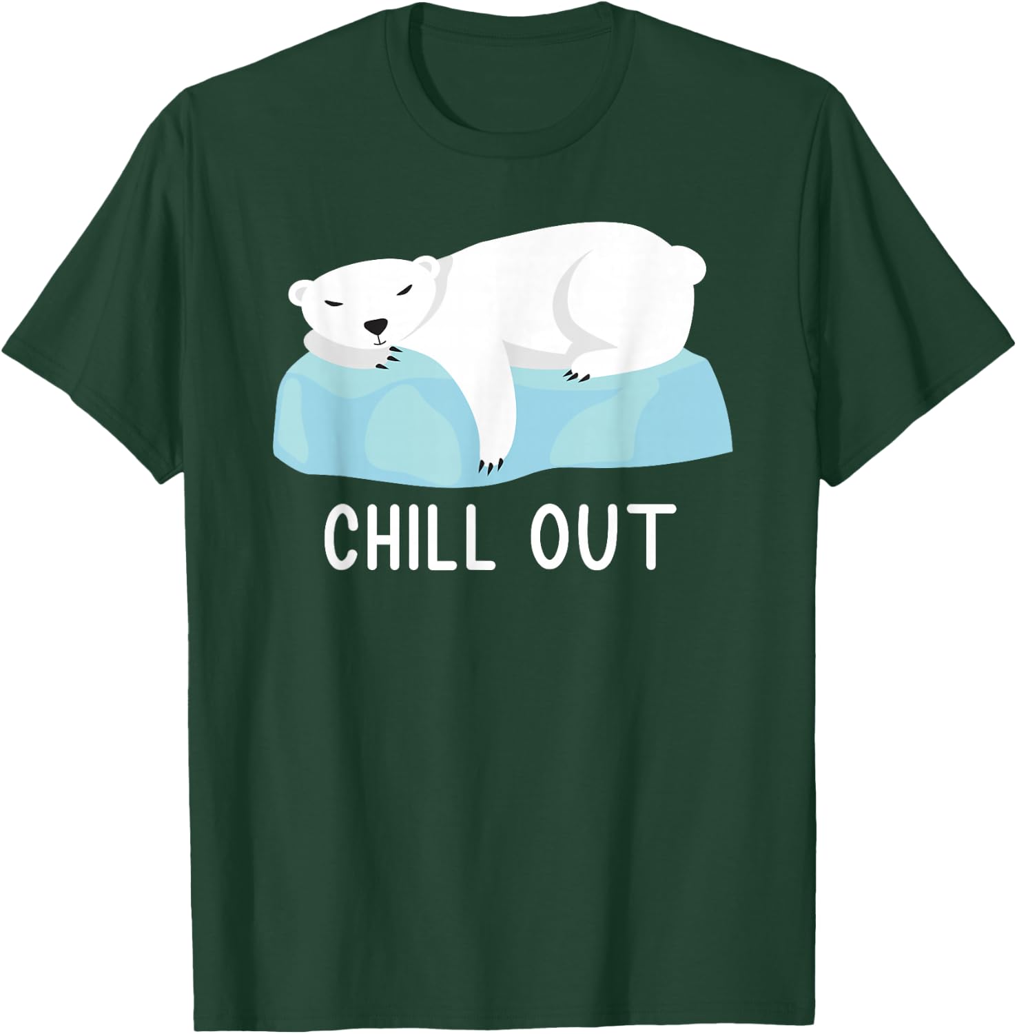 Funny Polar Bear North Pole Polar Bear Love Climate Change T-Shirt - T-Shirt | Forest