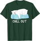 Funny Polar Bear North Pole Polar Bear Love Climate Change T-Shirt - T-Shirt | Forest