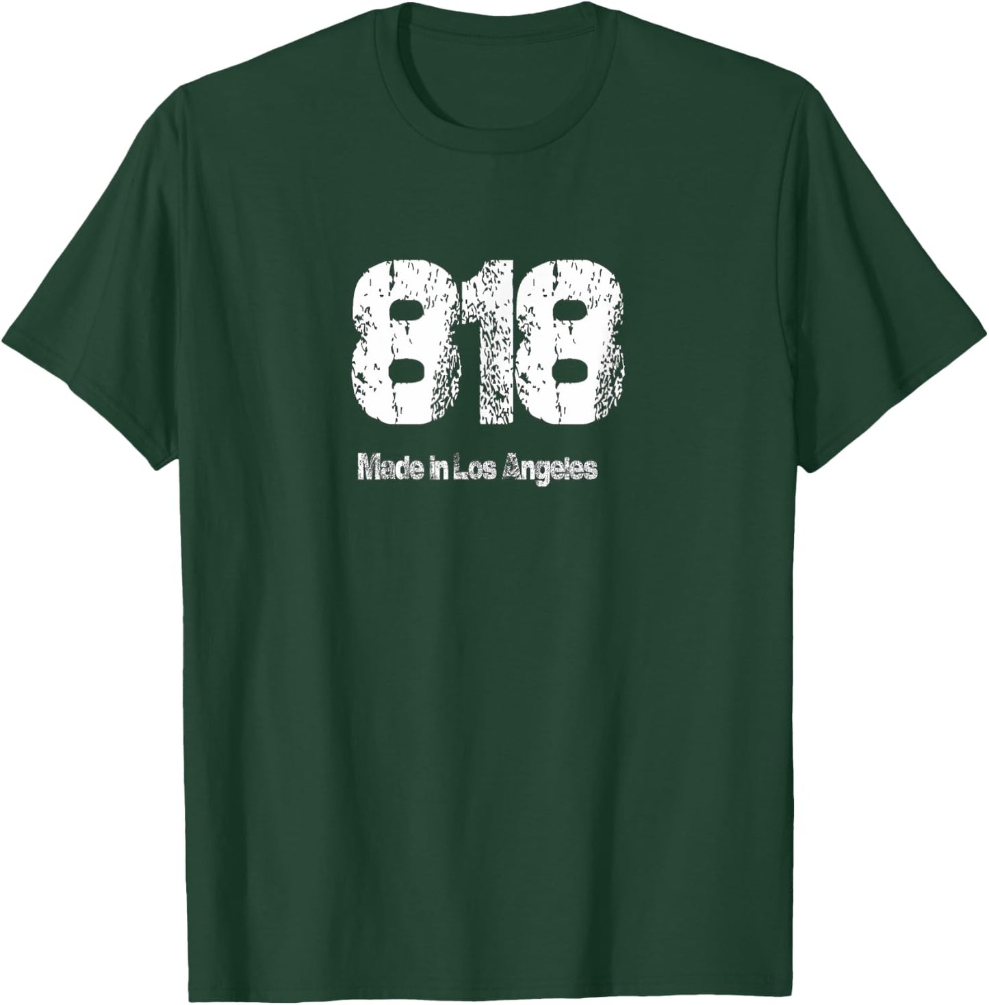 818 - Made In Los Angeles Distressed Vintage T-Shirt - T-Shirt | Forest