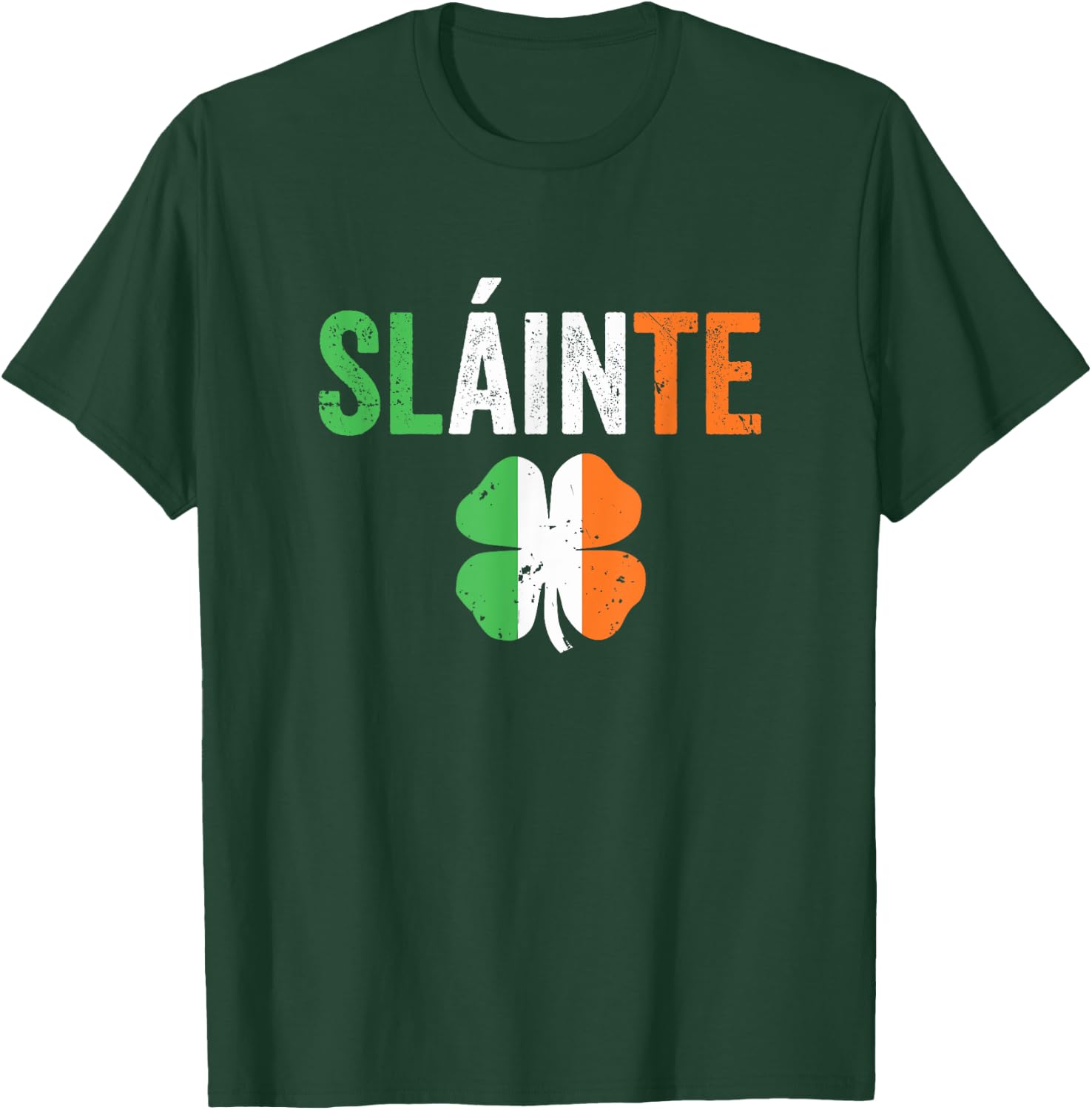St Paddy's Day Shirt Women Men Irish Toast Slainte T-Shirt - T-Shirt | Forest