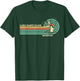 Vintage Retro Summer Fishing Michigan Saint Clair Lake T-Shirt - T-Shirt | Forest