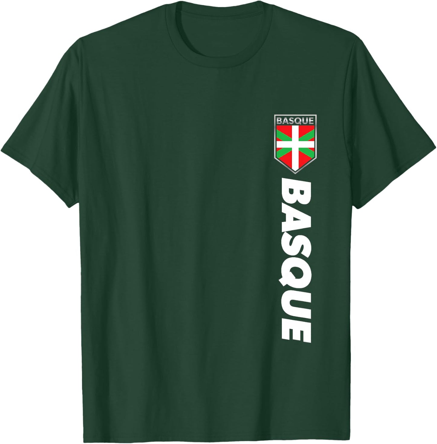 Basque Spain Victory Basque Football Jersey Style T-Shirt - T-Shirt | Forest