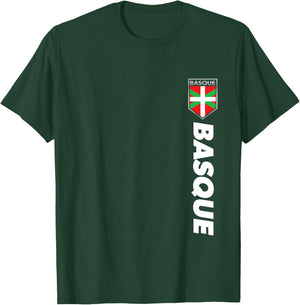 Basque Spain Victory Basque Football Jersey Style T-Shirt - T-Shirt | Forest