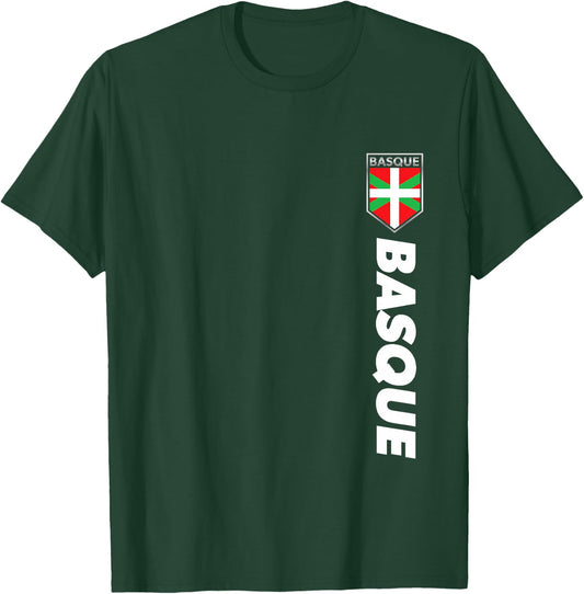 Basque Spain Victory Basque Football Jersey Style T-Shirt - T-Shirt | Forest