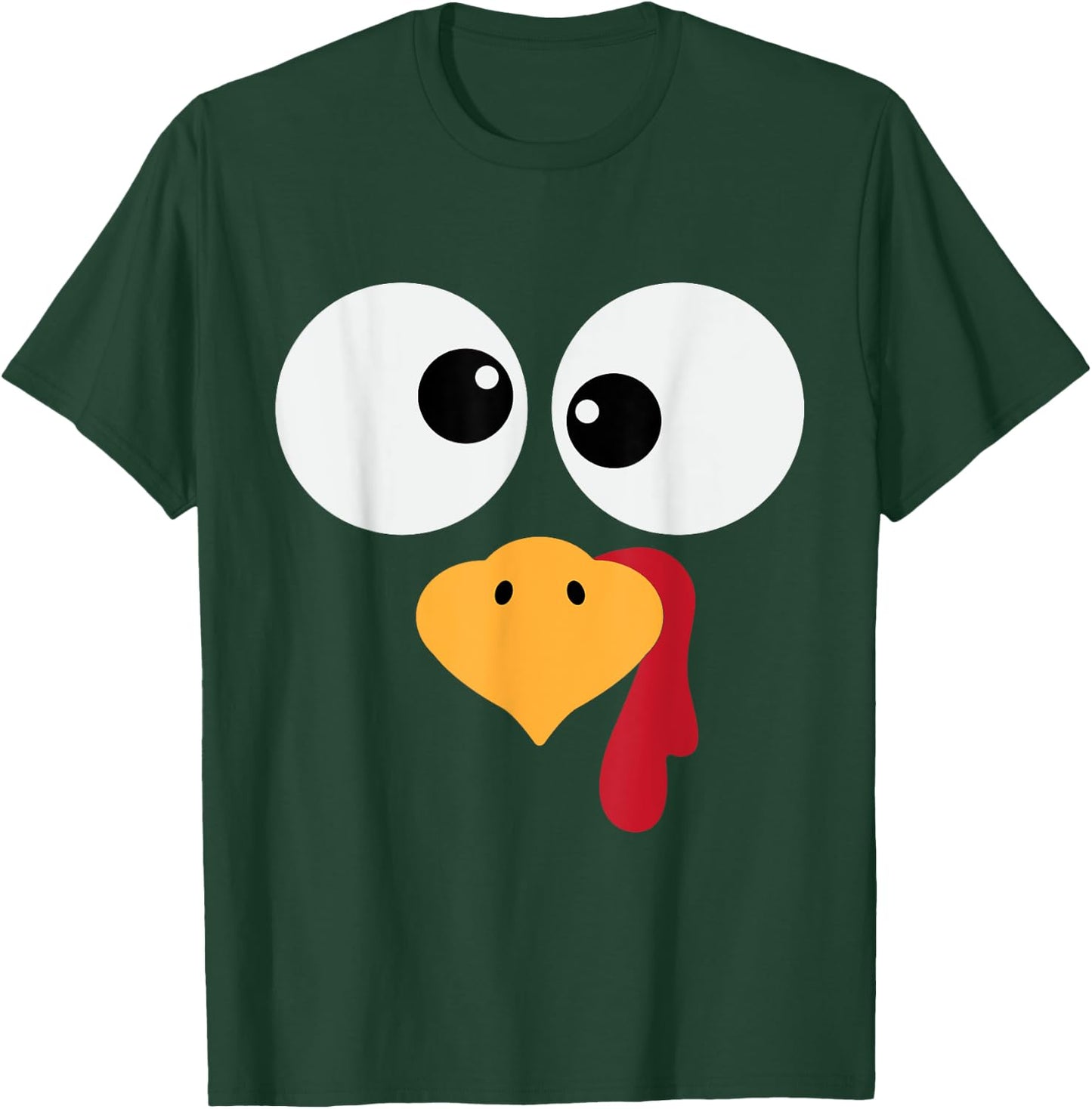 Funny Turkey Face Halloween Costume T-Shirt - T-Shirt | Forest