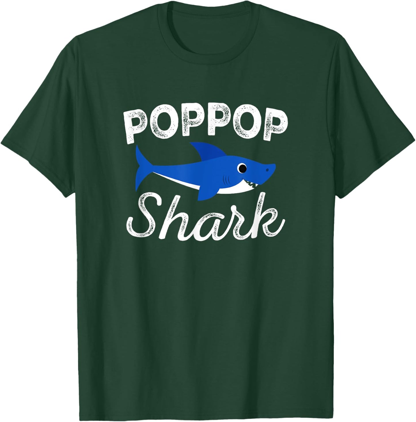 PopPop Shark T-Shirt - T-Shirt | Forest
