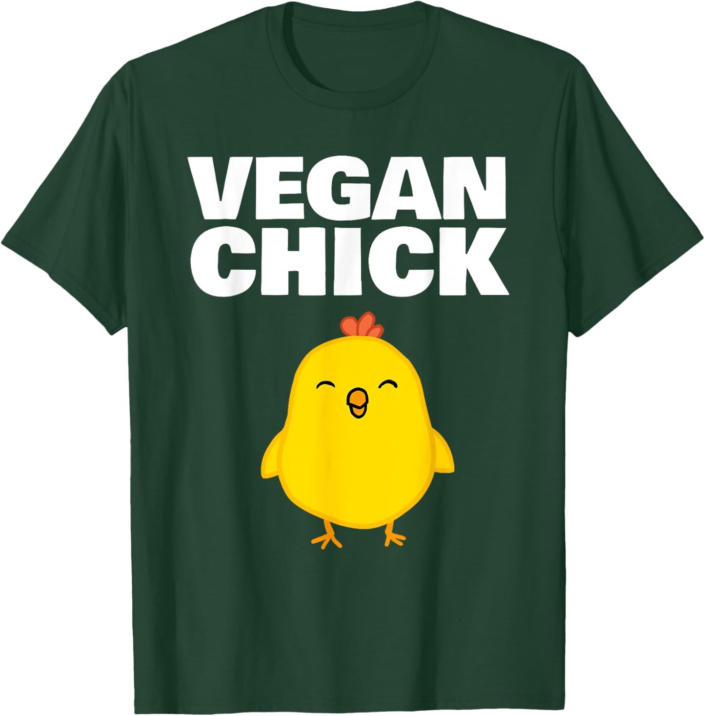 Vegan Chick funny Vegan Chick T-Shirt - T-Shirt | Forest