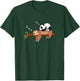 Cute Animals Gift Panda Sloth T-Shirt - T-Shirt | Forest
