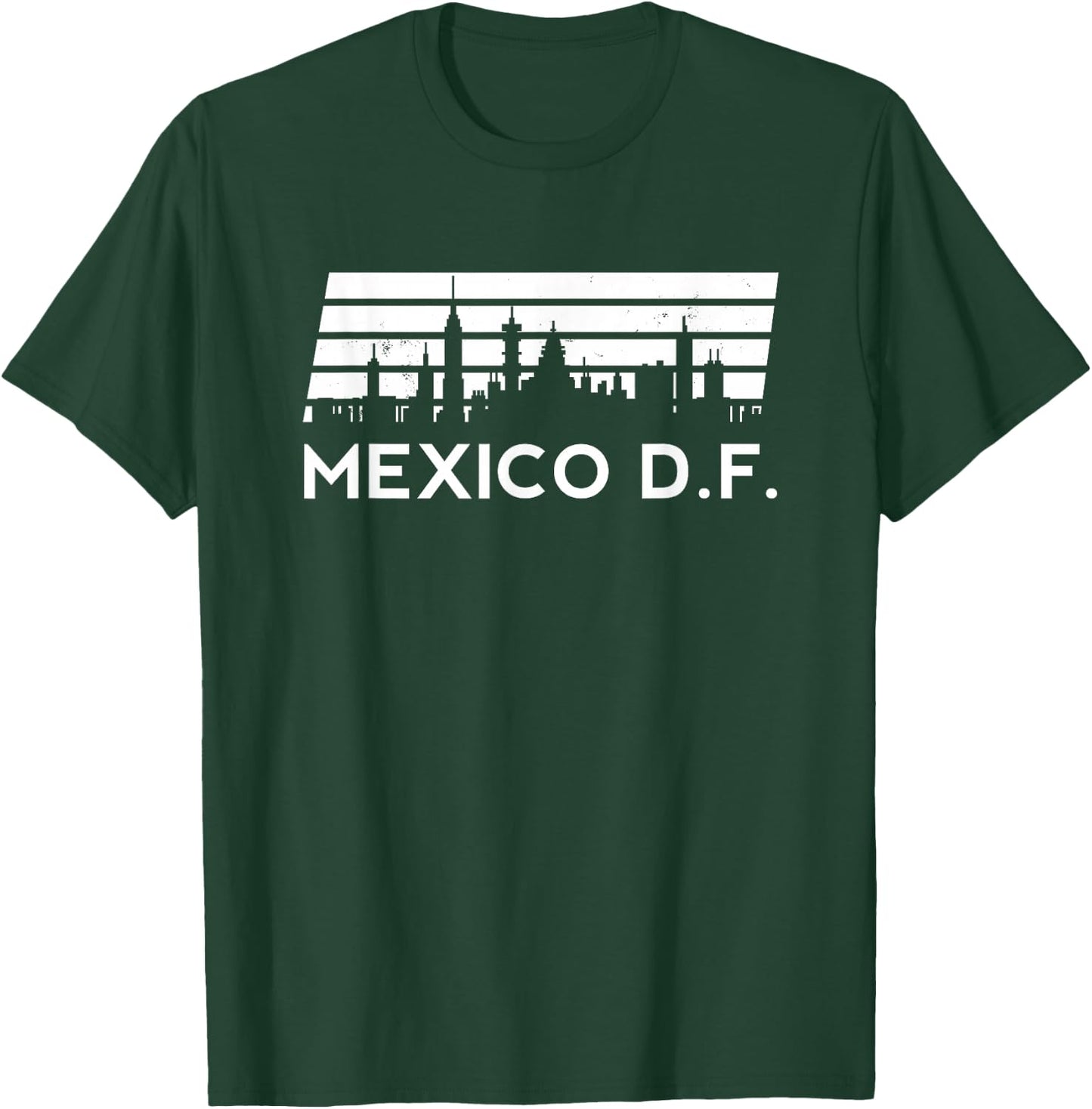 Mexico DF Retro Mexican Peso Ciudad Districto Federal Guey T-Shirt - T-Shirt | Forest