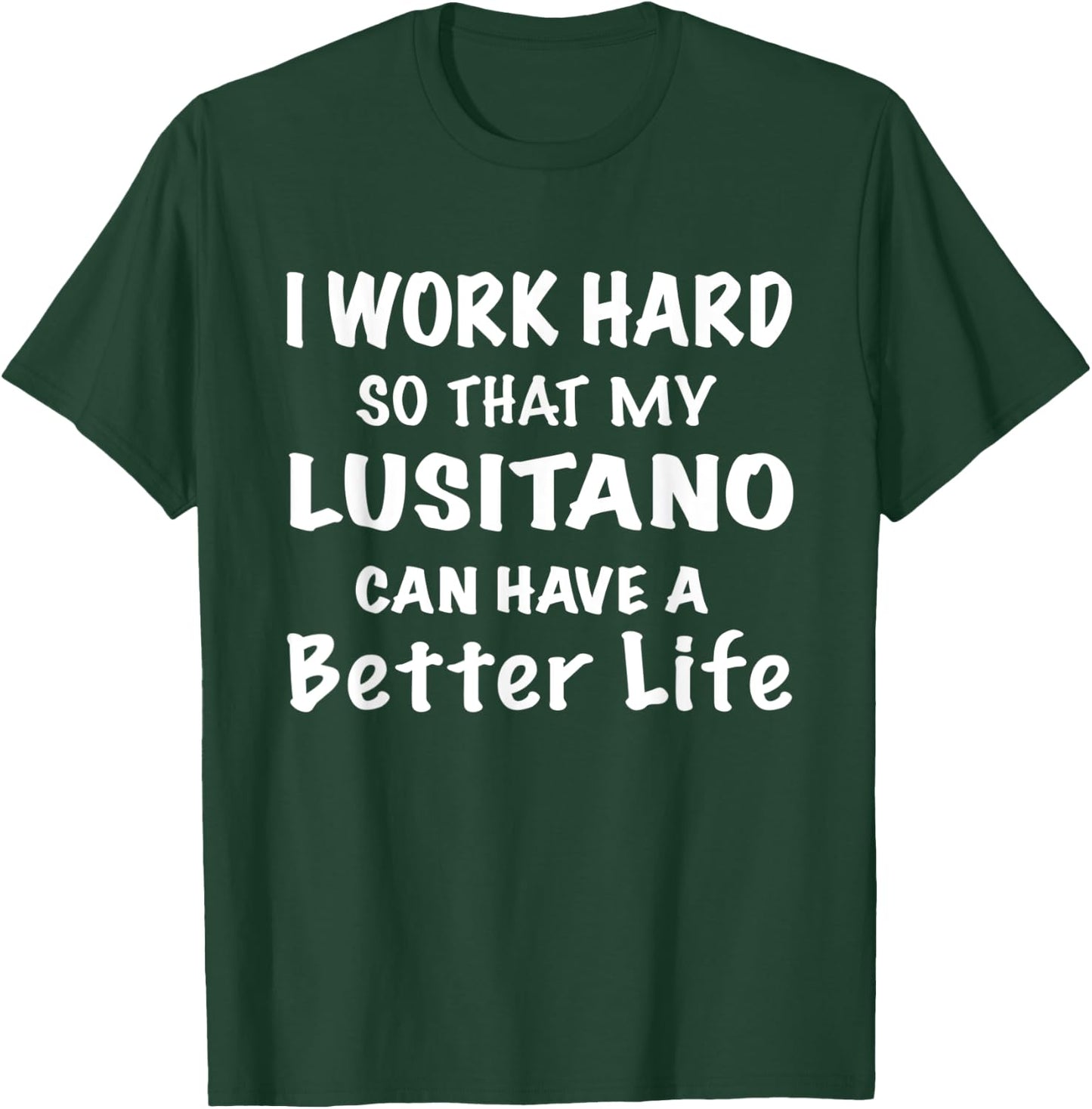 Horse saying Lusitano horse riding for riders and riders T-Shirt - T-Shirt | Forest
