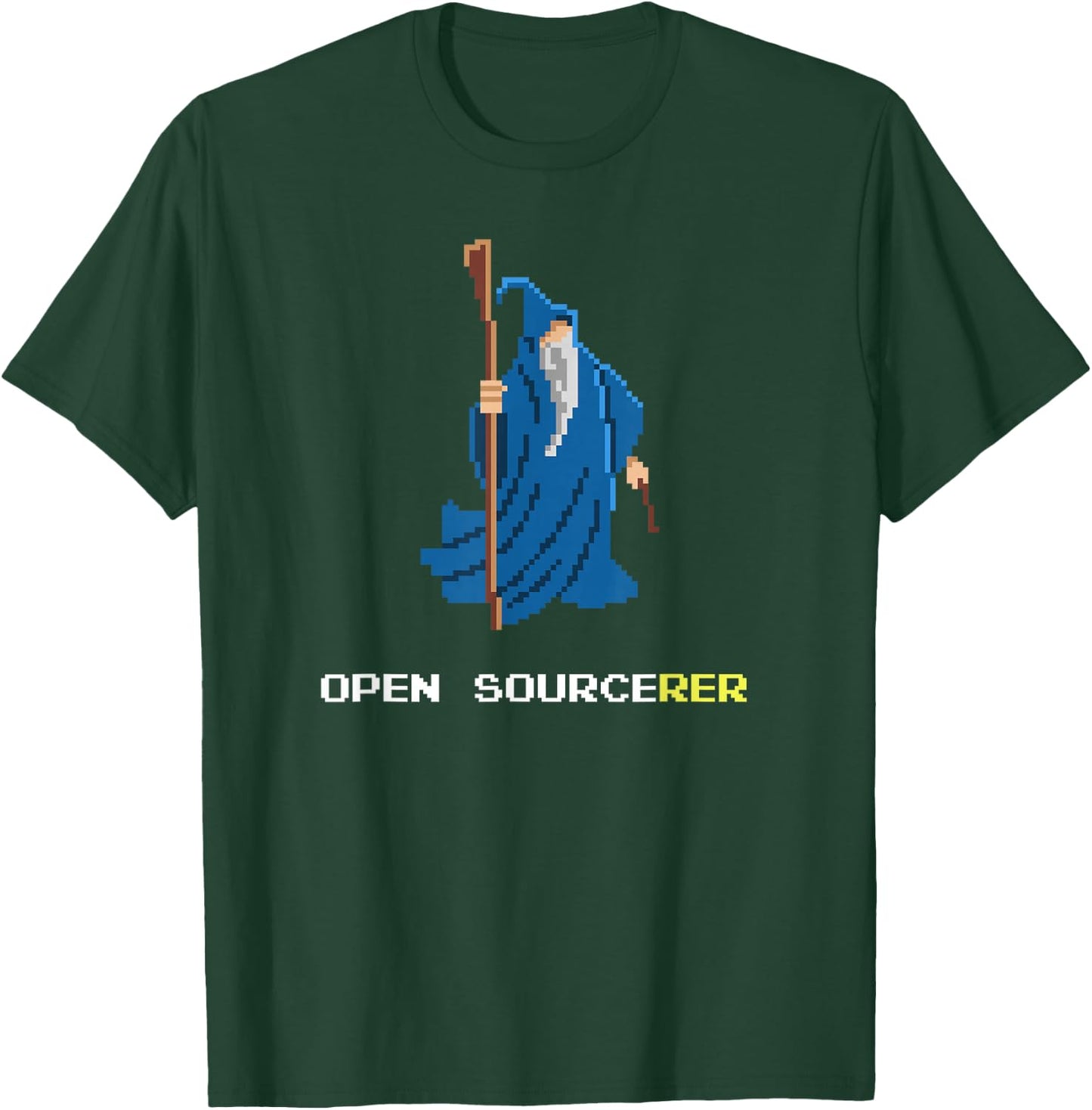 Open Source Shirt - Open Sourcerer - Open Sorcerer T-Shirt - T-Shirt | Forest