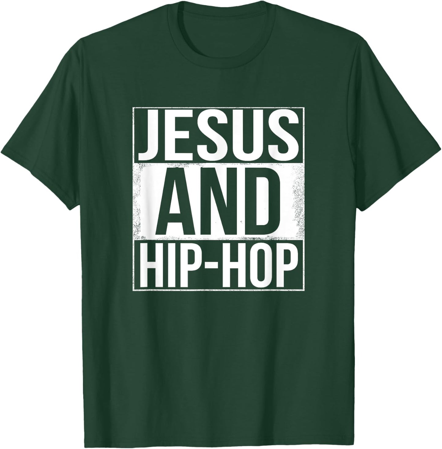 Jesus And Hip Hop T Shirt Funny Retro Vintage Christian T-Shirt - T-Shirt | Forest
