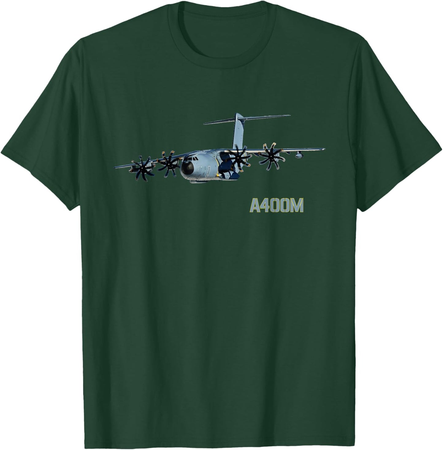 Military transport aircraft A400M T-Shirt - T-Shirt | Forest