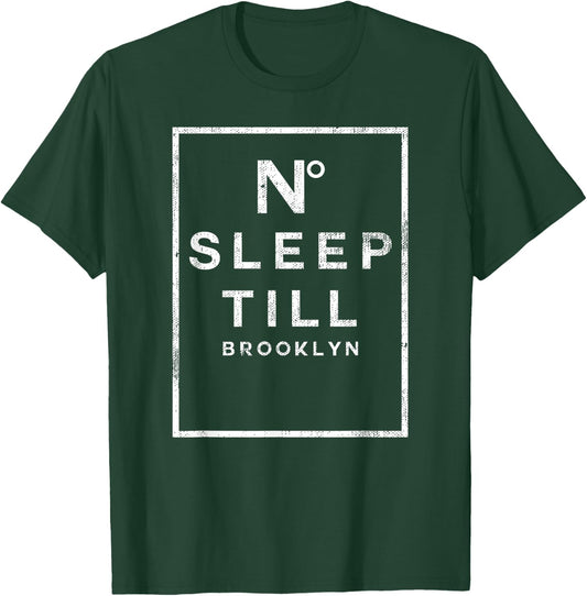 Designer No Sleep til Brooklyn Ladies Youth t Shirt T-Shirt - T-Shirt | Forest