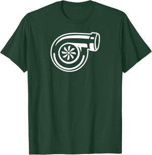 Turbo Turbocharger Boost Fast Tuner Car JDM Racing Dad Men T-Shirt - T-Shirt | Forest