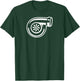 Turbo Turbocharger Boost Fast Tuner Car JDM Racing Dad Men T-Shirt - T-Shirt | Forest