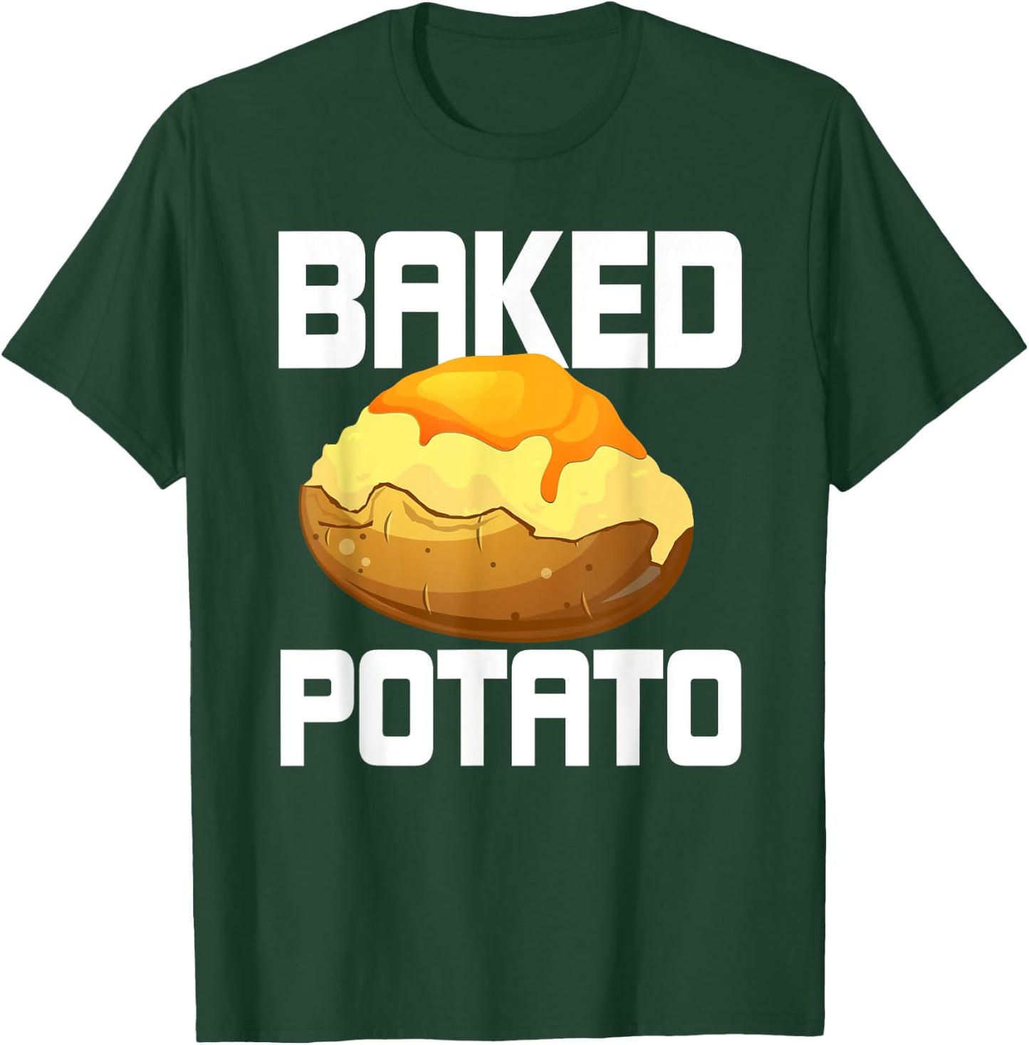 Great Baked Potato Design Vegetable Potatoes Chef T-Shirt - T-Shirt | Forest