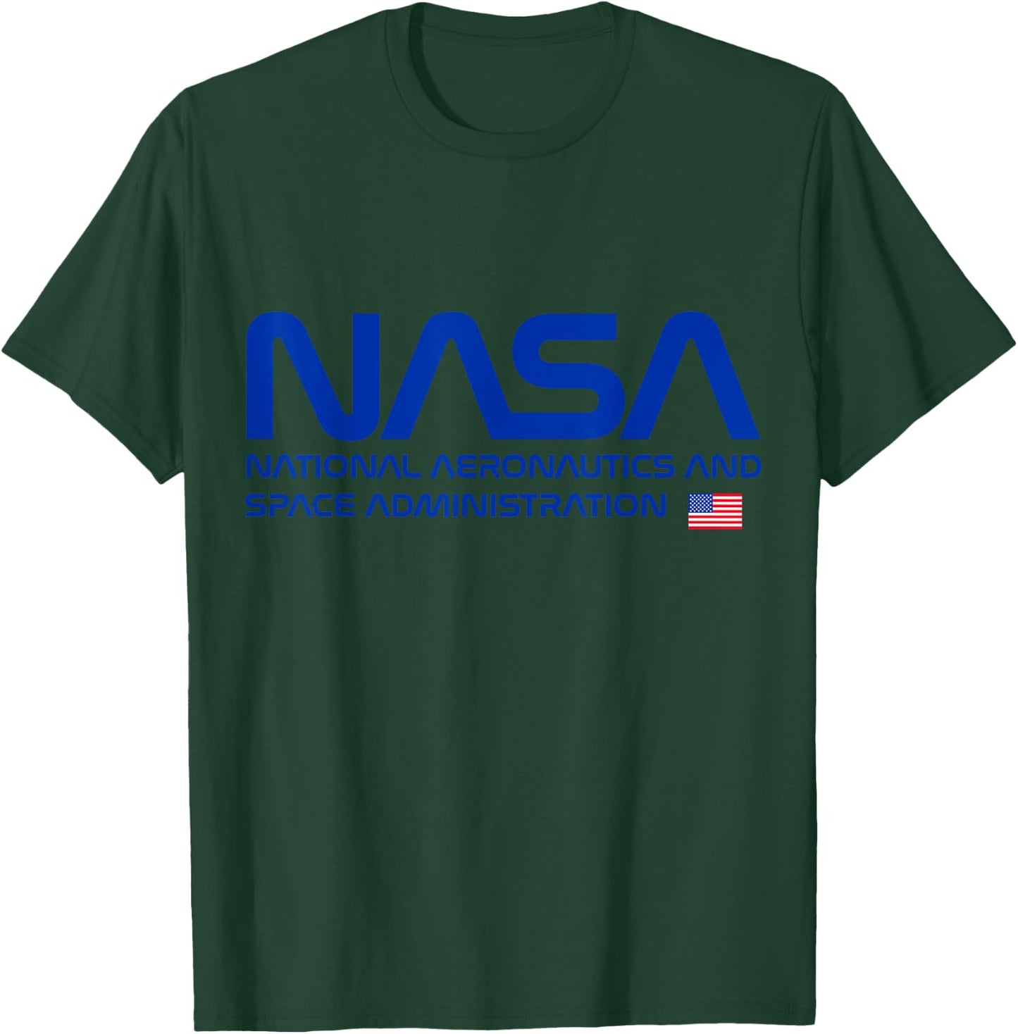 NASA National Aeronautics And Space Administration Worm Logo T-Shirt - T-Shirt | Forest