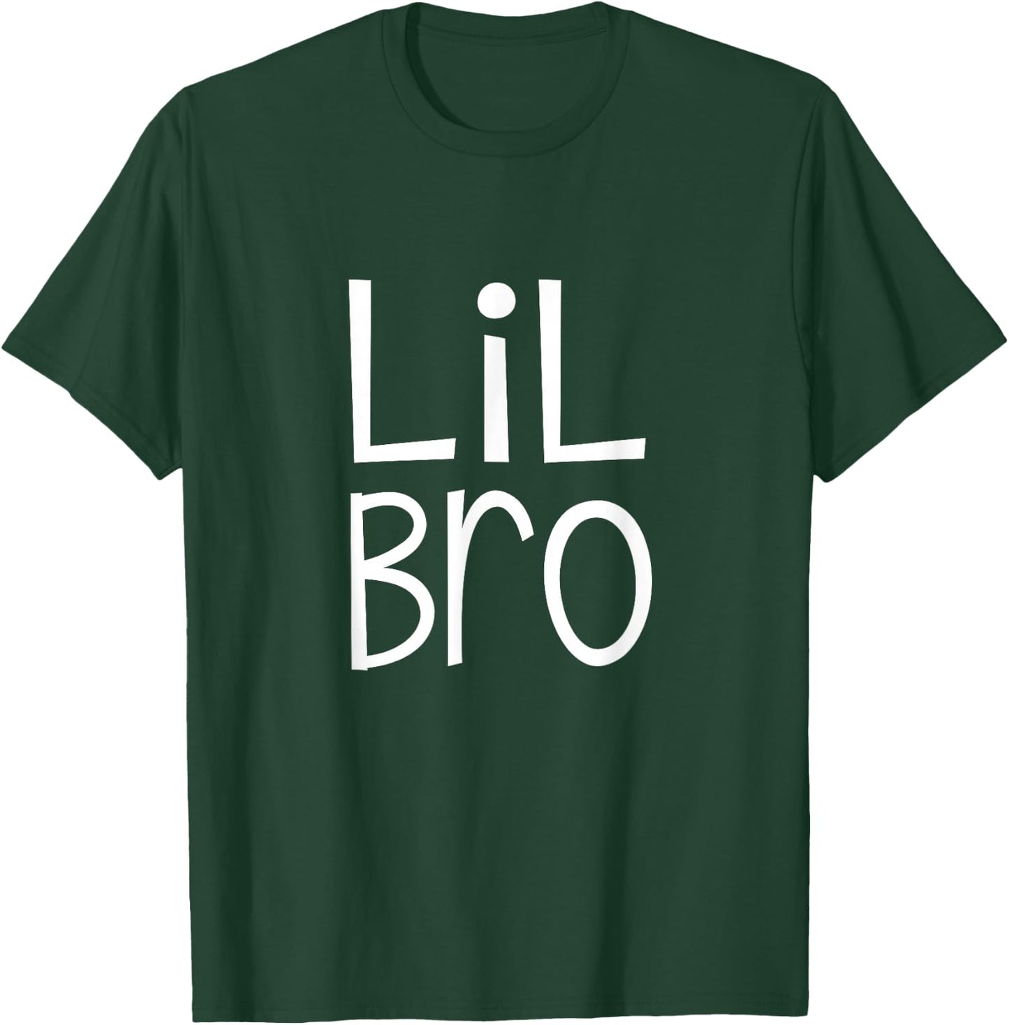 Lil Bro Little Brother Boys Matching Siblings Family T-Shirt - T-Shirt | Forest
