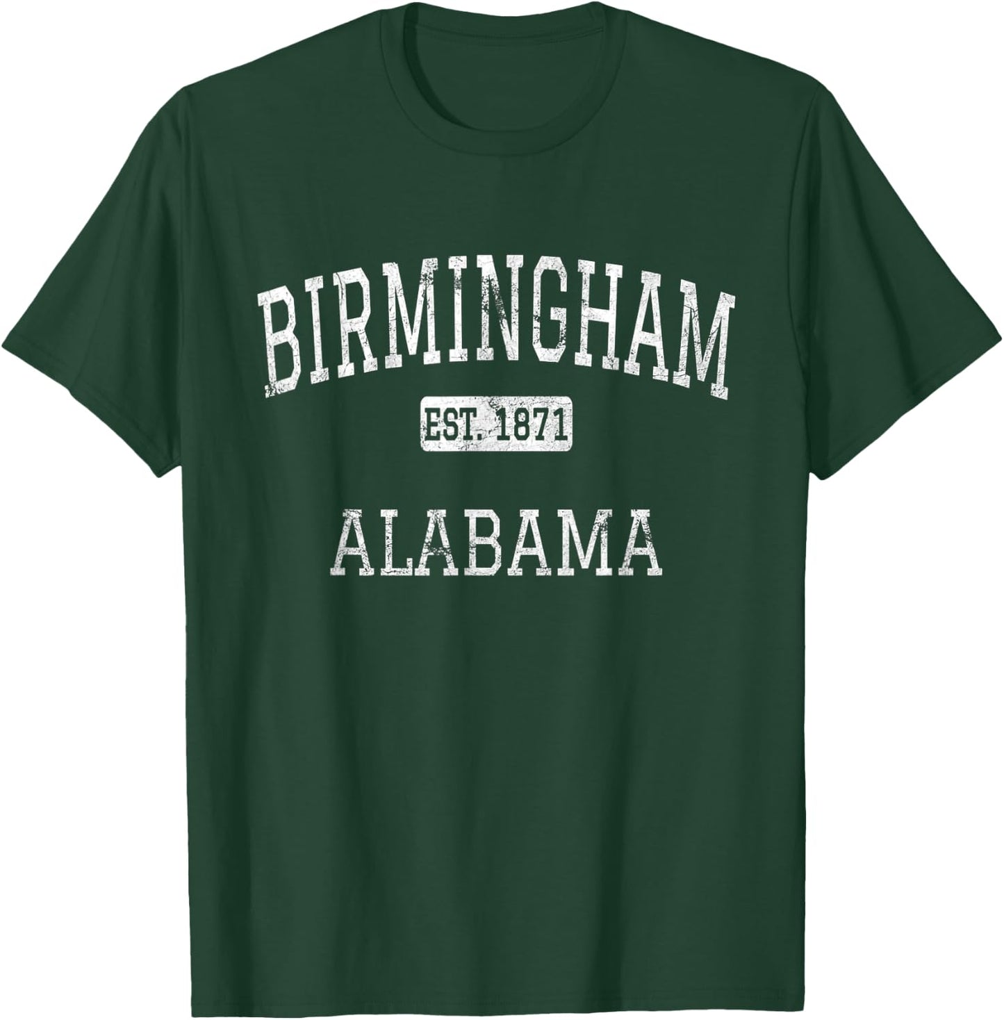 Birmingham Alabama AL Vintage T-Shirt - T-Shirt | Forest