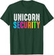 Halloween Dad Mom and Daughter Costume Unicorn Security T-Shirt - T-Shirt | Forest