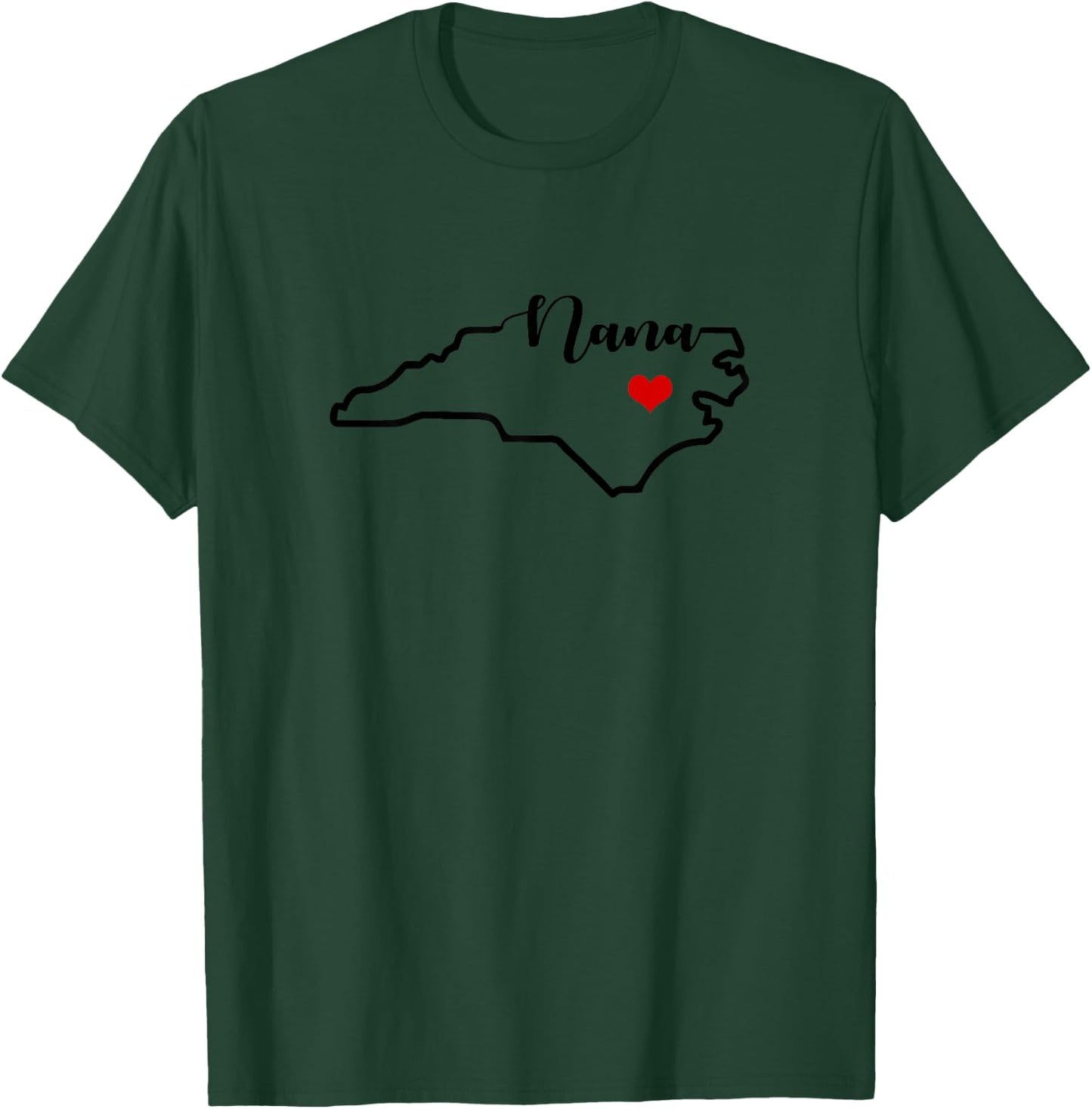 North Carolina Nana T-Shirt - T-Shirt | Forest