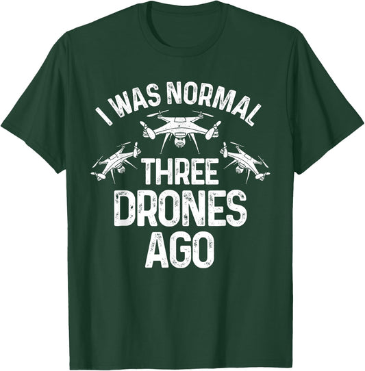 Drone Gifts Unmanned Aerial Vehicle Flying Camera Funny Drone Pilot Quadcopter Flying Expert Men Women T-Shirt - T-Shirt | Forest