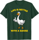 Cute Goose Design Women Toddler Grey White Goose Fan T-Shirt - T-Shirt | Forest