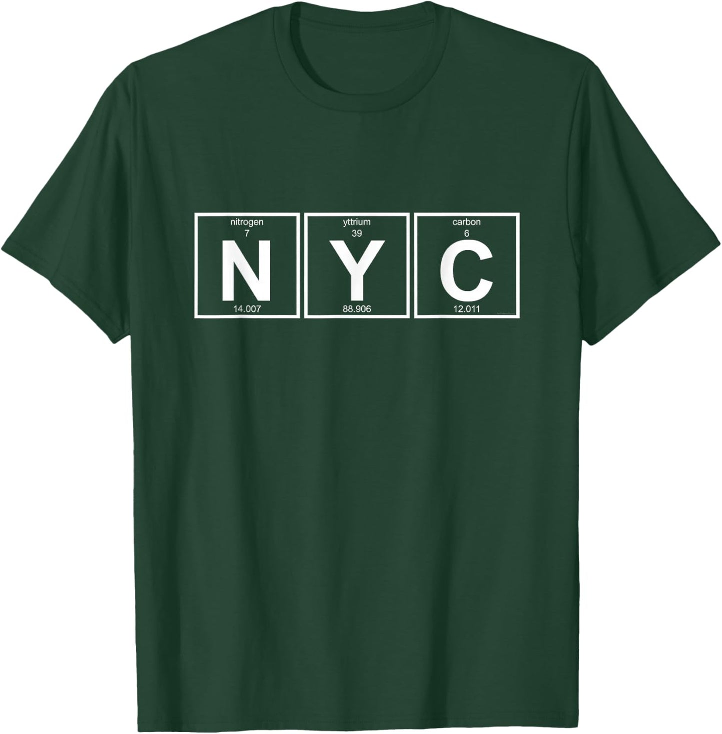 NYC New York City - periodic table of elements T-Shirt - T-Shirt | Forest