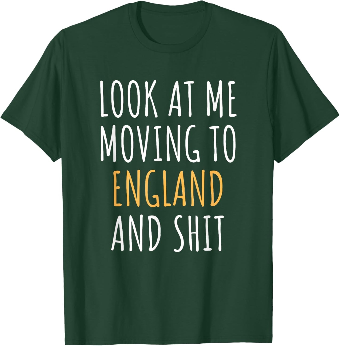 Funny Moving Out Of Country Congrats Moving Away To England T-Shirt - T-Shirt | Forest