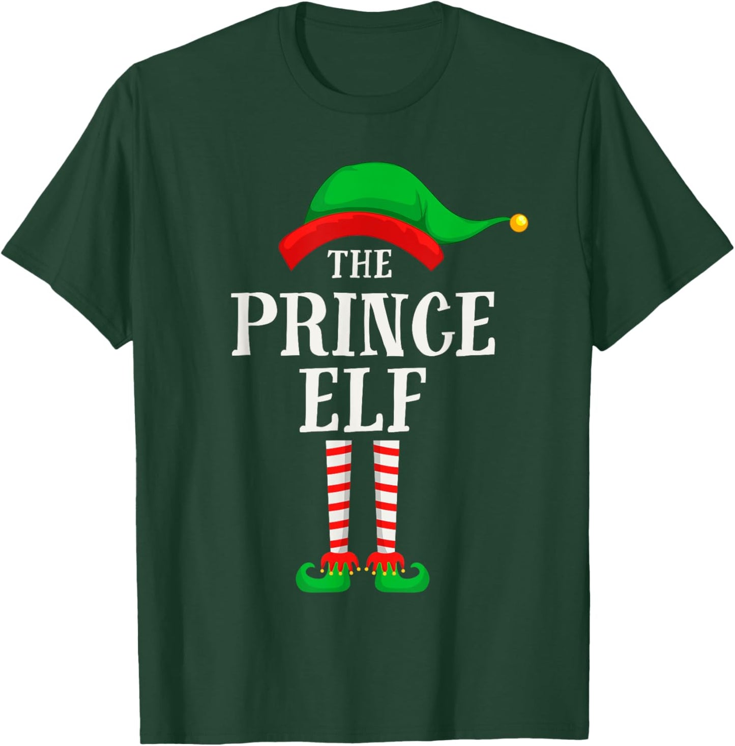 The Prince Elf Christmas Family Matching Group Gifts Boys T-Shirt - T-Shirt | Forest