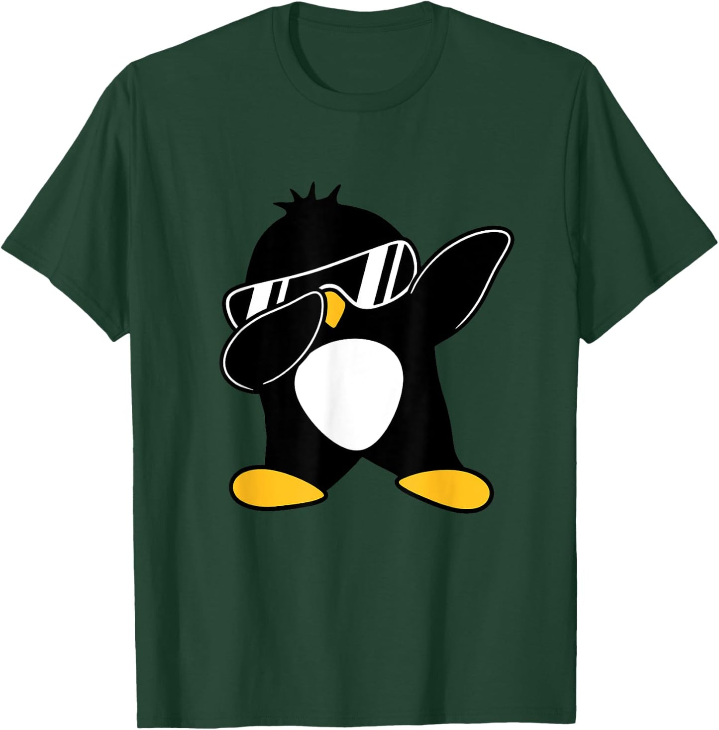 Penguin Dabbing Party Funny Cute Dab Dance Animal Lover T-Shirt - T-Shirt | Forest