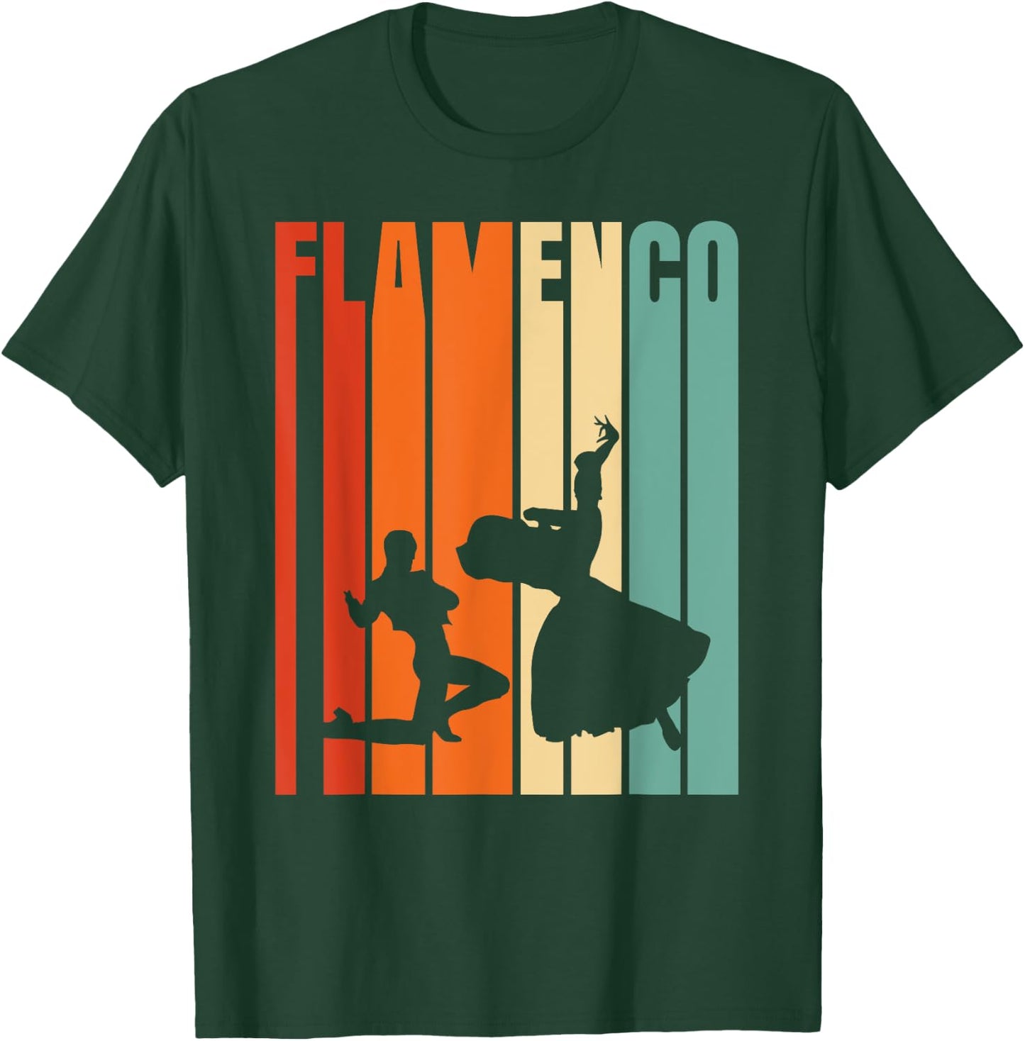 Flamenco Dancer Spanish Music T-Shirt - T-Shirt | Forest