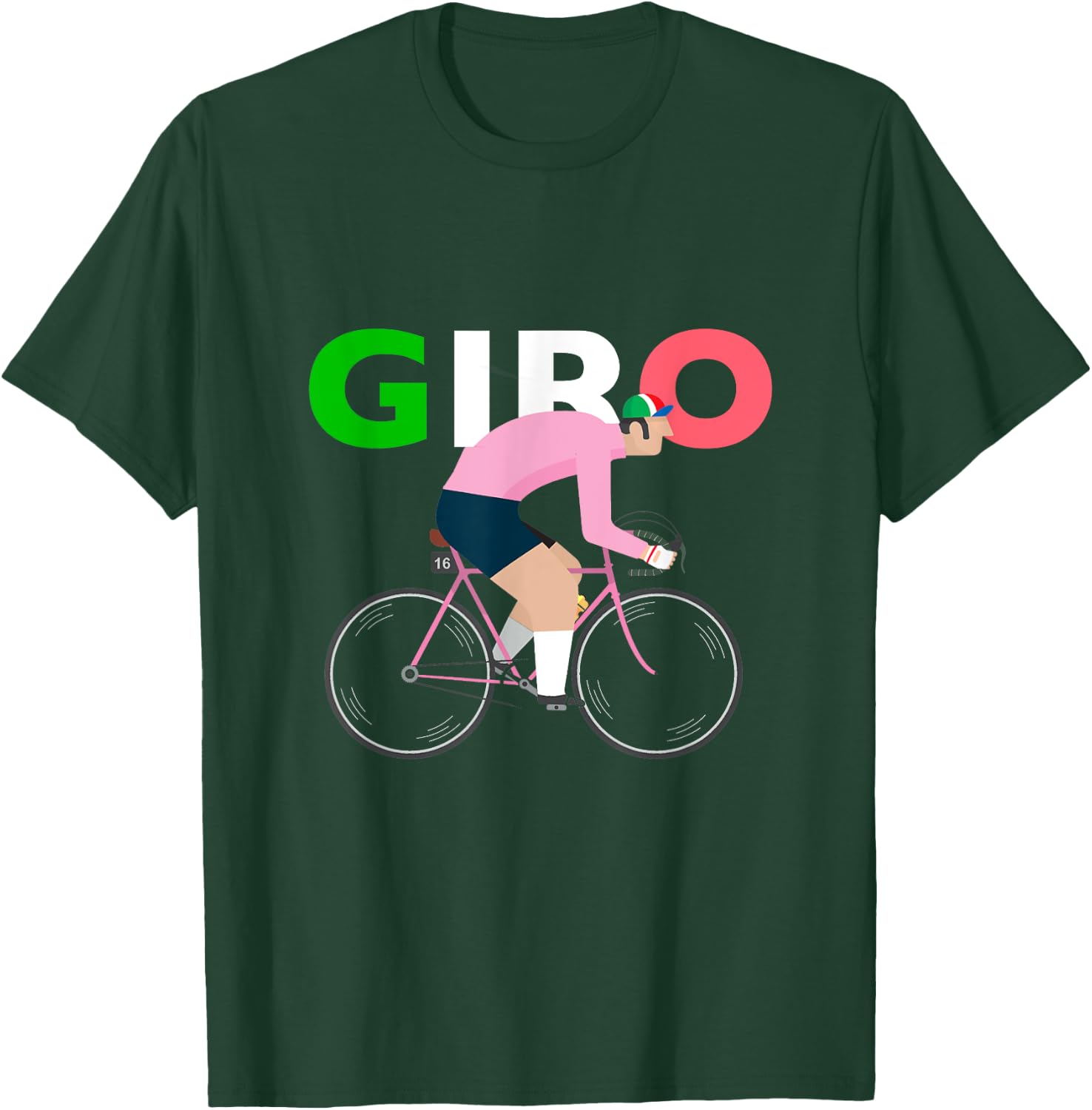 Pink Jersey I Cycling I Biking I Giro I Italy T-Shirt - T-Shirt | Forest