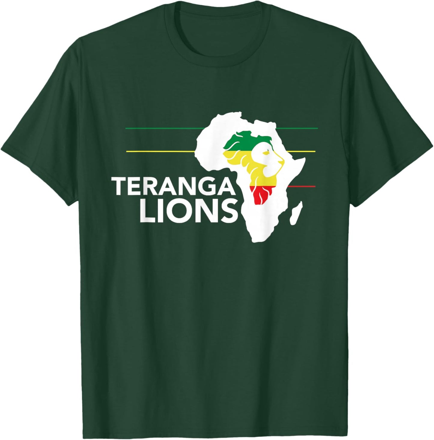 Teranga Lions Senegal Soccer Football Gift T-Shirt - T-Shirt | Forest
