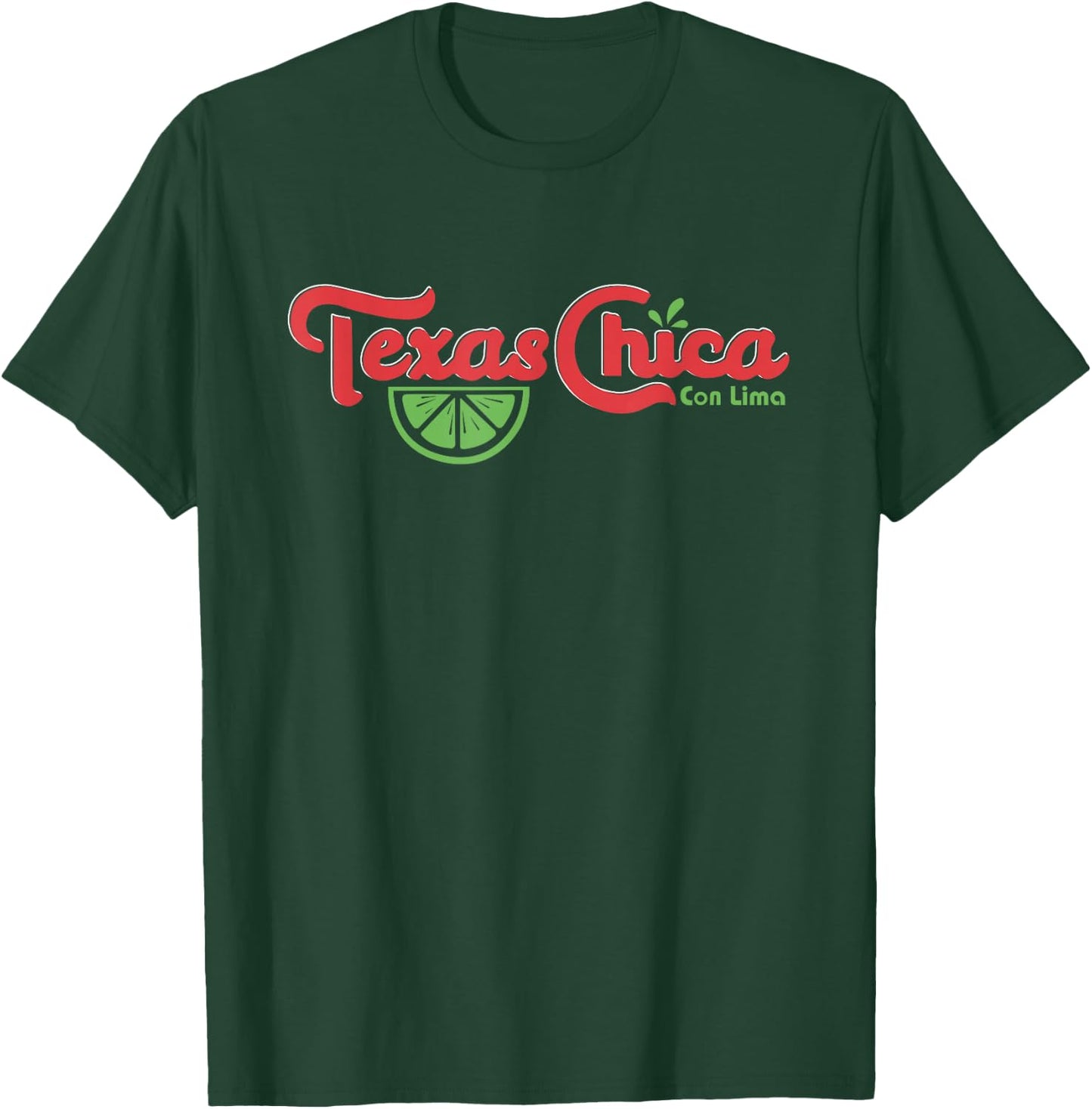 Women Texas Chica Latina Graphic 1 Proud Vintage Texas Pride T-Shirt - T-Shirt | Forest