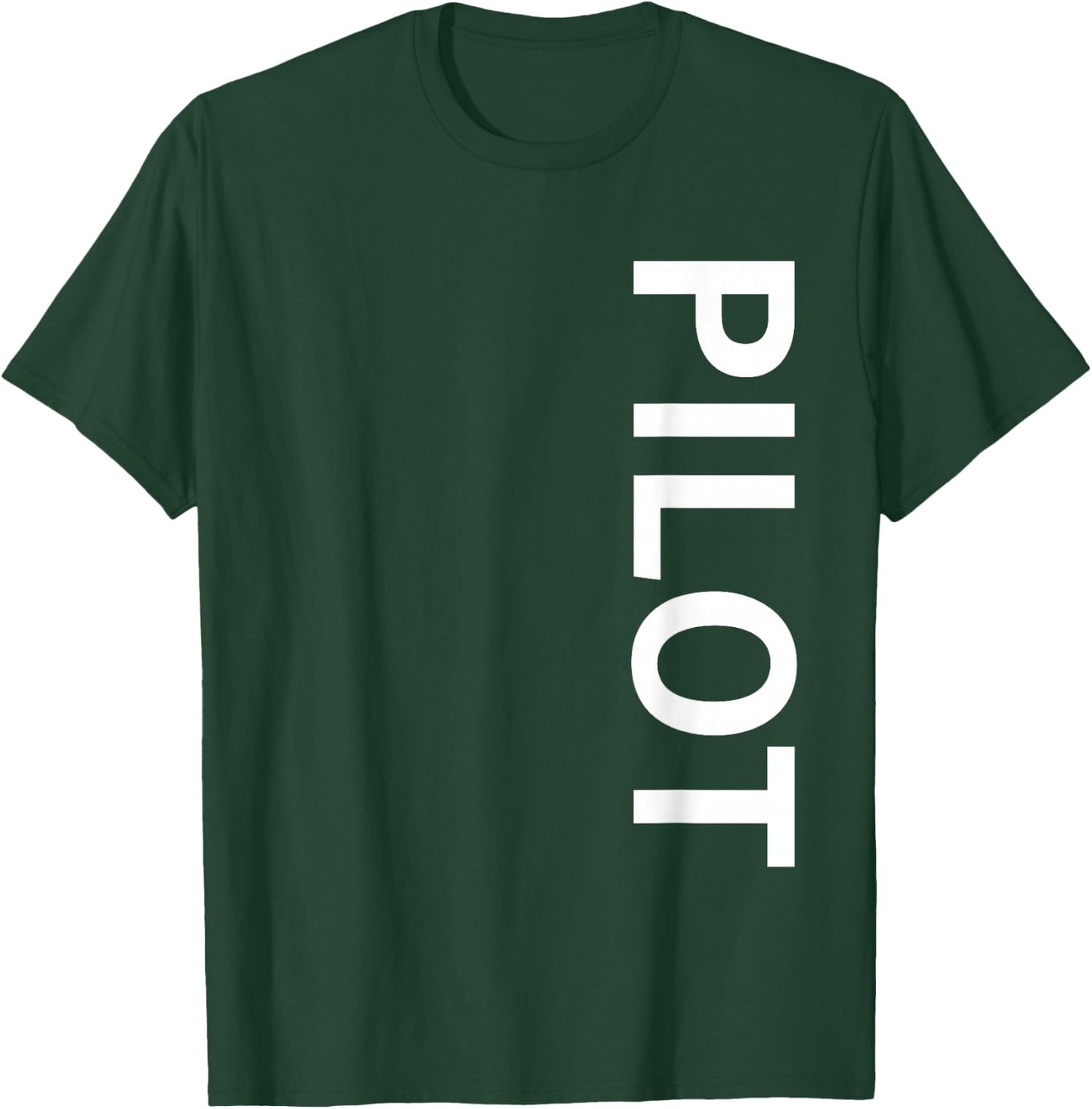 Pilot Vertical T-Shirt - T-Shirt | Forest